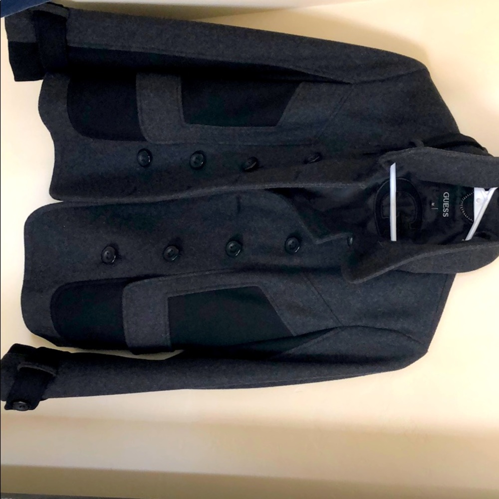 Guess Peacoat - Women’s Medium - Dark Gray & Black